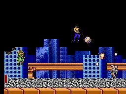 Forgotten Worlds gameplay screenshot on Master System