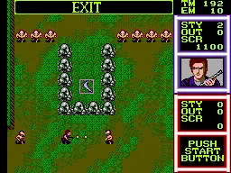 Gain Ground gameplay screenshot on Master System