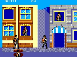 Gangster Town gameplay screenshot on Master System