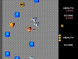 Gauntlet gameplay screenshot on Master System