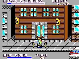 Ghostbusters gameplay screenshot on Master System