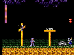 Ghouls 'n Ghosts gameplay screenshot on Master System