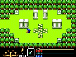 Golden Axe Warrior gameplay screenshot on Master System