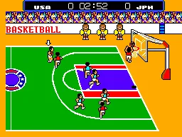 Great Basketball gameplay screenshot on Master System