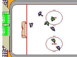 Great Ice Hockey gameplay screenshot on Master System