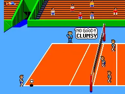 Great Volleyball gameplay screenshot on Master System