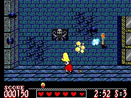 Laser Ghost gameplay screenshot on Master System