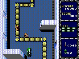 Line of Fire gameplay screenshot on Master System