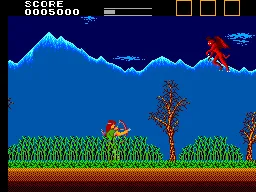 Lord of the Sword gameplay screenshot on Master System