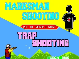 Marksman Shooting & Trap Shooting gameplay screenshot on Master System