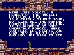 Montezuma's Revenge: Featuring PANAMA JOE gameplay screenshot on Master System