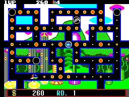 Opa-opa gameplay screenshot on Master System