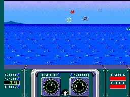 Poseidon Wars 3-D gameplay screenshot on Master System