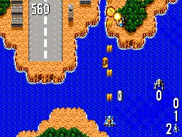 Power Strike II gameplay screenshot on Master System