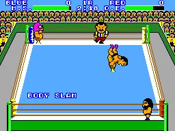 Pro Wrestling gameplay screenshot on Master System