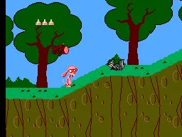 Quest for the Shaven Yak Starring Ren Hoëk and Stimpy gameplay screenshot on Master System