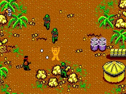 Rambo: First Blood Part II gameplay screenshot on Master System