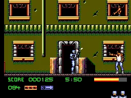 RoboCop 3 gameplay screenshot on Master System
