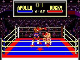 Rocky gameplay screenshot on Master System
