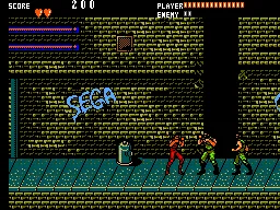 Running Battle gameplay screenshot on Master System