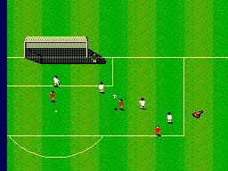 Sensible Soccer gameplay screenshot on Master System
