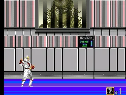 Shadow Dancer: The Secret of Shinobi gameplay screenshot on Master System