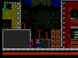Spider-Man: Return of the Sinister Six gameplay screenshot on Master System