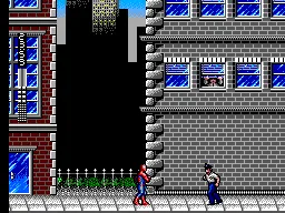 Spider-Man gameplay screenshot on Master System