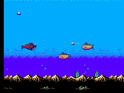 Submarine Attack gameplay screenshot on Master System
