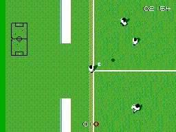 Super Kick Off gameplay screenshot on Master System