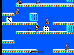 Teddy Boy Blues gameplay screenshot on Master System