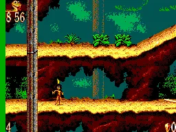 The Jungle Book gameplay screenshot on Master System