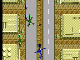 Thunder Blade gameplay screenshot on Master System