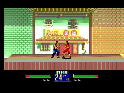 Virtua Fighter Animation gameplay screenshot on Master System