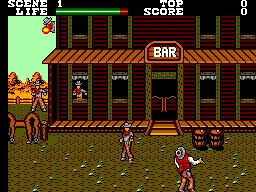 Wanted gameplay screenshot on Master System
