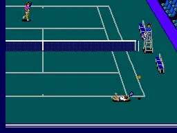 Wimbledon gameplay screenshot on Master System