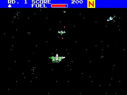Zaxxon 3-D gameplay screenshot on Master System