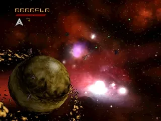 Asteroids Hyper 64 gameplay screenshot on N64