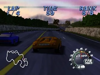 Automobili Lamborghini gameplay screenshot on N64