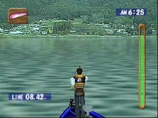 Bass Rush: ECOGEAR PowerWorm Championship gameplay screenshot on N64