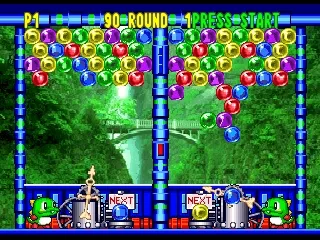 Bust-A-Move 3 DX gameplay screenshot on N64