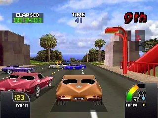 Cruis'n USA gameplay screenshot on N64