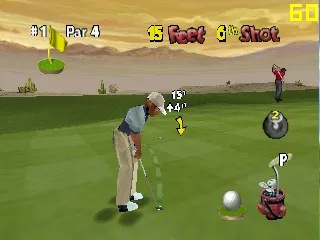 CyberTiger gameplay screenshot on N64