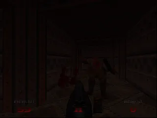 Doom 64 gameplay screenshot on N64