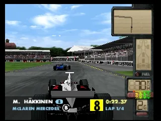 F-1 World Grand Prix II gameplay screenshot on N64