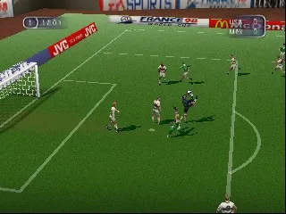 FIFA: Road to World Cup 98 gameplay screenshot on N64