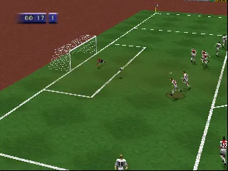 FIFA Soccer 64 gameplay screenshot on N64