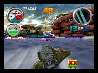 Hydro Thunder gameplay screenshot on N64