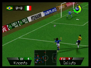 International Superstar Soccer 64 gameplay screenshot on N64
