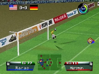 International Superstar Soccer 98 gameplay screenshot on N64